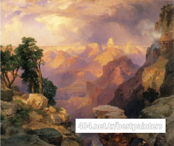 Moran_Thomas_Grand_Canyon_with_Rainbows
