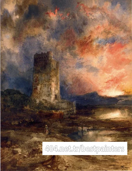 Moran_Thomas_Sunset_on_the_Moor