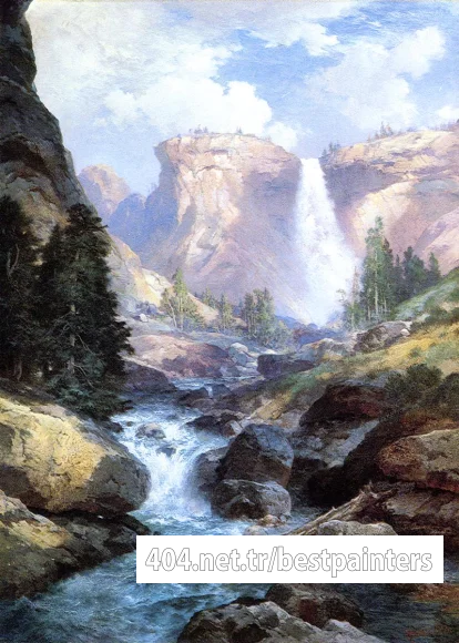Moran_Thomas_Waterfall_in_Yosemite2