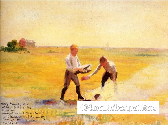 Anschutz_Thomas_P_Boys_by_a_Fire