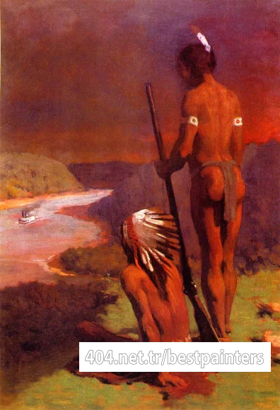 Anschutz_Thomas_P_Indians_on_the_Ohio