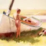 Anschutz_Thomas_P_Two_Boys_by_a_Boat