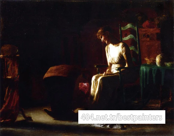 Anschutz_Thomas_P_Woman_in_a_Rocking_Chair