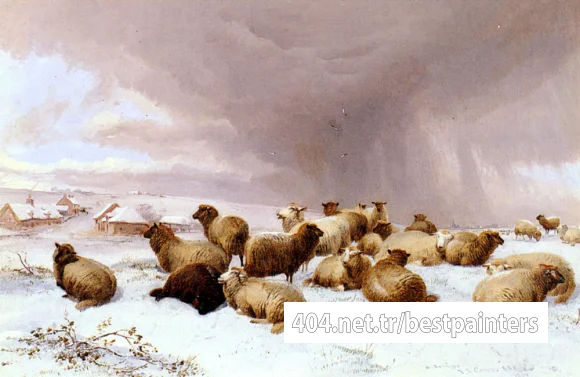 Cooper_Thomas_Sidney_Sheep_In_Winter