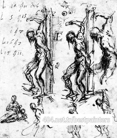 Titian_Studies_of_Saint_Sebastian_1520