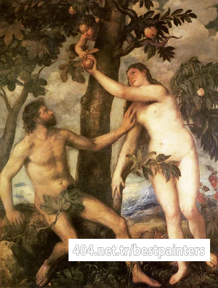 Titian_The_fall_of_man_1565_70