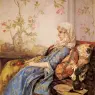 Toulmouche_Auguste_An_Exotic_Beauty_In_An_Interior