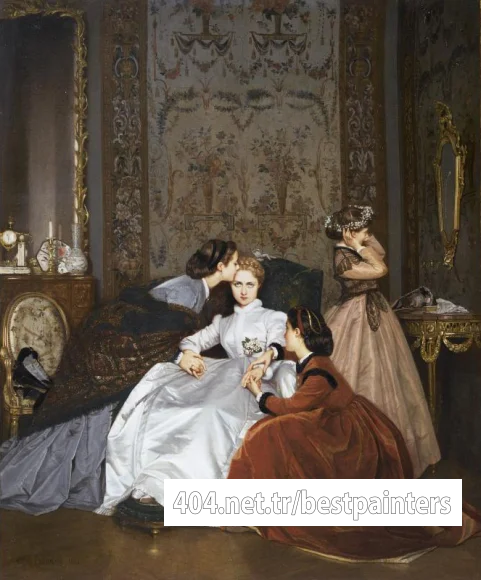 Toulmouche_Auguste_La_Fiancee_Hesitante