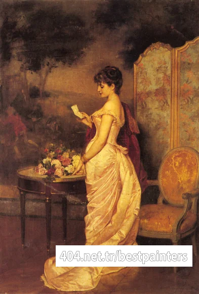 Toulmouche_Auguste_The_Love_Letter