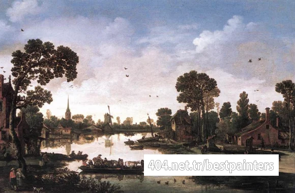 VELDE_Esaias_van_de_Ferry_Boat_1622