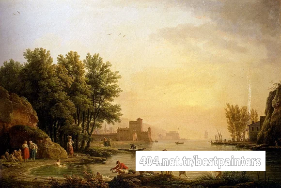 Vernet_Claude_Joseph_Landscape_With_Bathers