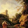 Vernet_Claude_Joseph_Two_Female_Peasants_By_A_Waterfall