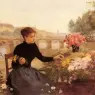 Gilbert_Victor_A_Parisian_Flower_Market