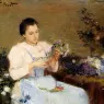 Gilbert_Victor_Arranging_Flowers_For_A_Spring_Bouquet