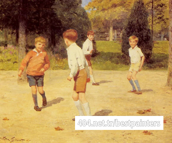 Gilbert_Victor_Boys_Playing