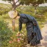 Gilbert_Victor_Gabriel_Lady_In_A_Garden