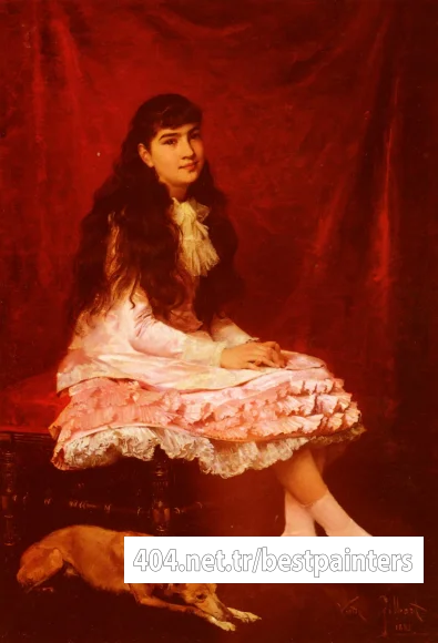Gilbert_Victor_Gabriel_Portrait_De_Jeune_Fille