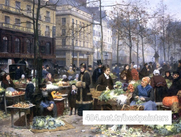 Gilbert_Victor_Le_Marche_aux_Legumes_1878