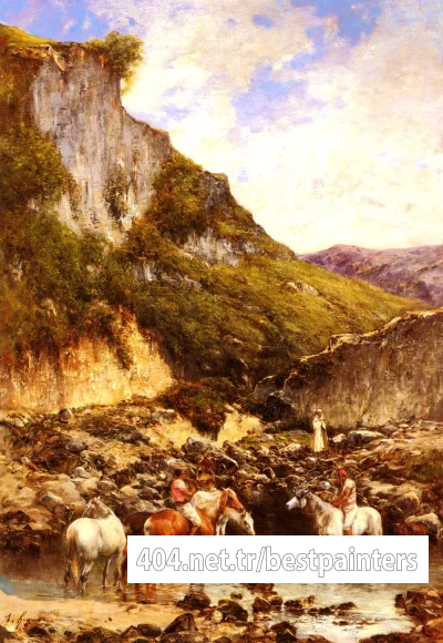 Huguet_Victor_Pierre_Le_Ravin_Noble