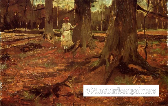 Van_Gogh_Vincent_A_Girl_in_White_in_the_Woods