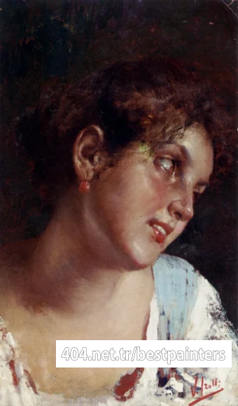 Irolli_Vincenzo_Portrait_Of_A_Young_Girl