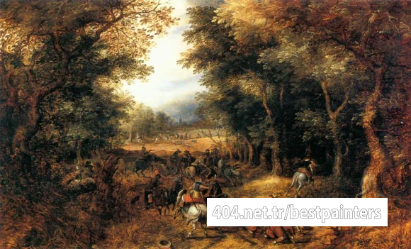 VINCKBOONS_David_Forest_Scene_With_Robbery