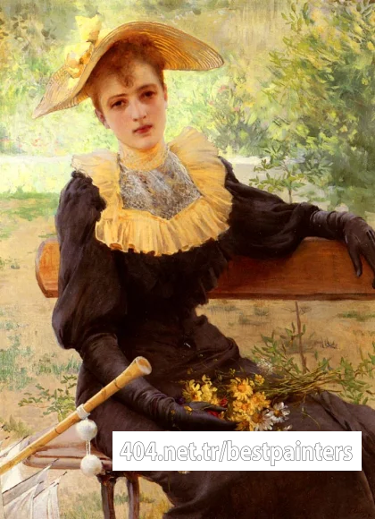 Corcos_Vittorio_In_The_Garden