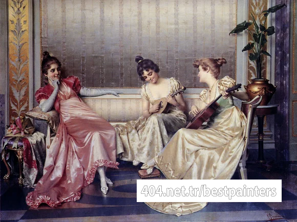 Reggianini_Vittorio_Elegant_Figures_In_An_Interior