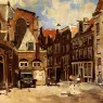 Vreedenburgh_Cornelis_A_Townscene_With_Children_At_Play_Haarlem