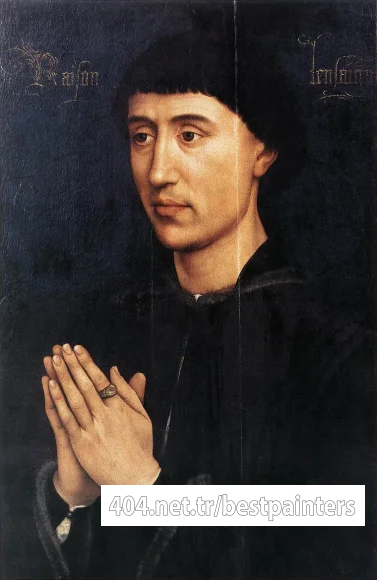 Weyden_Portrait_Diptych_of_Laurent_Froimont_(right_wing)