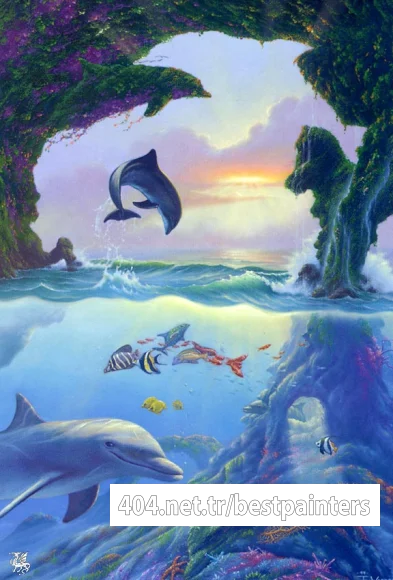 ma_Warren_Painted_Worlds_Seven_Dolphins