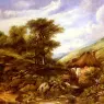Watts_Frederick_William_An_Overshot_Mill_In_A_Wooded_Valley