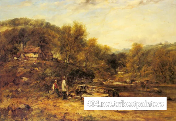 Watts_Frederick_William_Anglers_By_A_Stream