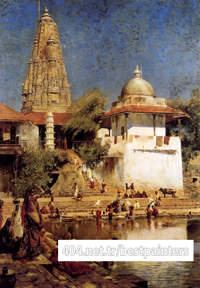 Weeks_Edwin_The_Temple_And_Tank_Of_Walkeshwar_At_Bombay