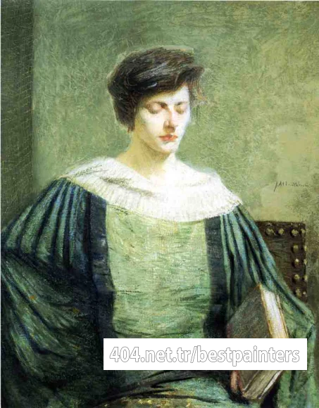 Weir_Julian_Alden_A_Follower_of_Grolier
