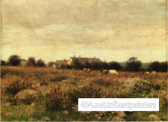 Weir_Julian_Alden_Houses_in_Pasture