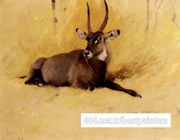 Kuhnert_Wilhelm_Friedrich_A_Common_Waterbuck