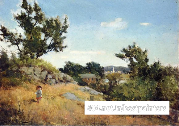 Metcalf_Willard_L_A_View_of_the_Village