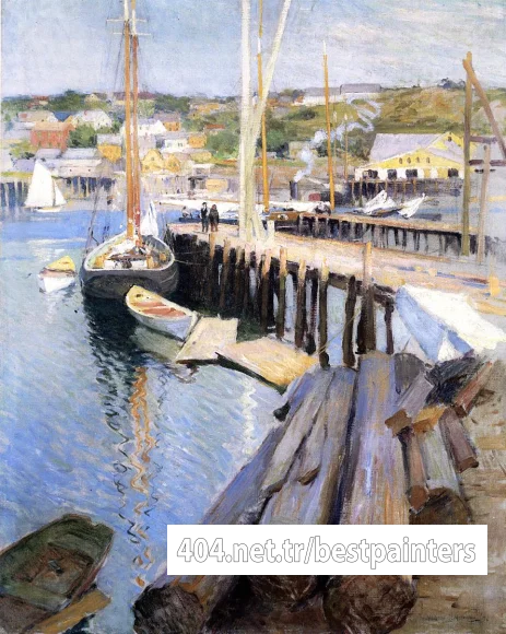 Metcalf_Willard_L_Fish_Wharves_Gloucester