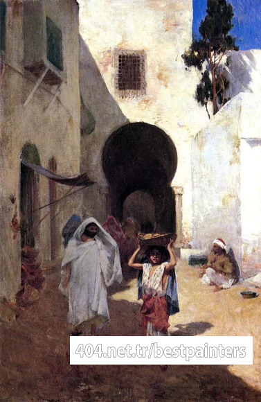 Metcalf_Willard_L_Street_Scene_Tangiers