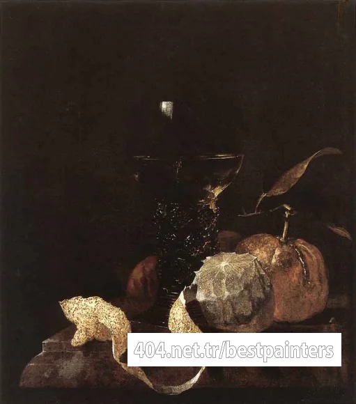 KALF_Willem_Still_Life_With_Lemon_Oranges_And_Glass_Of_Wine