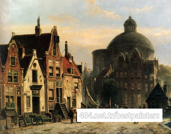 Koekkoek_Willem_De_Lutherse_Kerk_Amsterdam