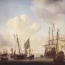 VELDE_Willem_van_de_the_Younger_Warships_At_Amsterdam