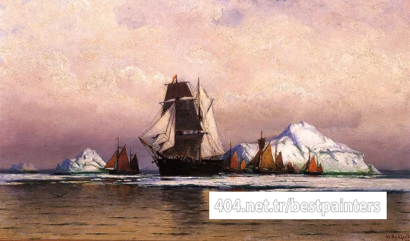 Bradford_William_Fishing_Fleet_off_Labrador2