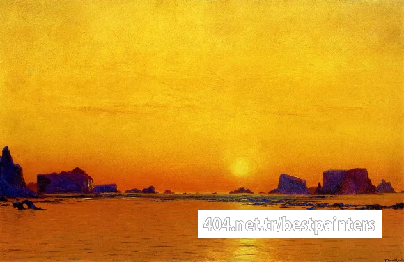 Bradford_William_Ice_Floes_under_the_Midnight_Sun