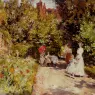 Symons_William_Christian_High_Tea_In_The_Walled_Garden