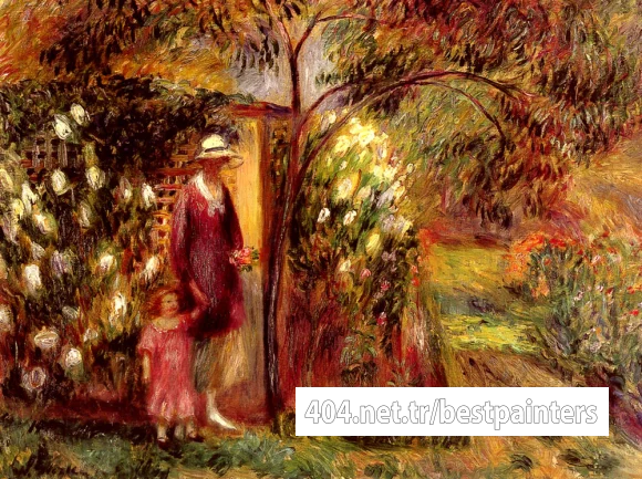 Glackens_William_J_Two_In_A_Garden