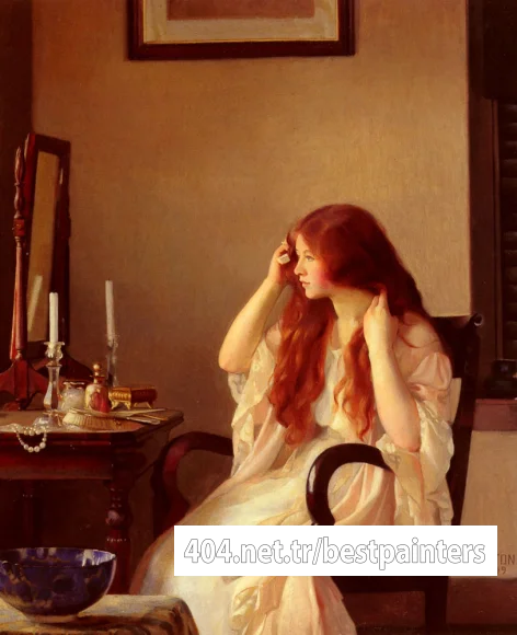 Paxton_William_McGregor_Girl_Combing_Her_Hair
