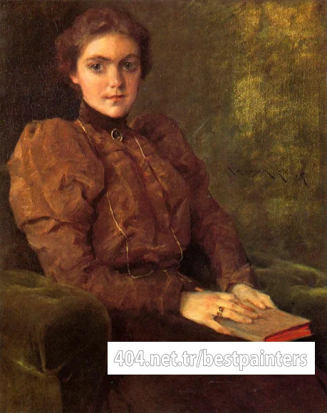 Chase_William_Merritt_A_Lady_in_Brown