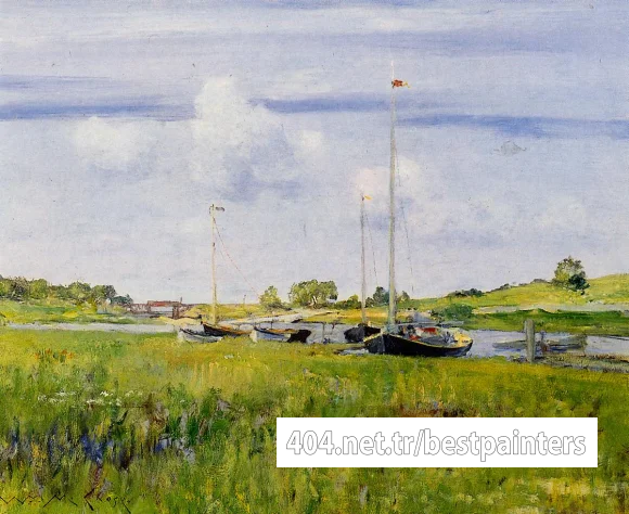 Chase_William_Merritt_At_the_Boat_Landing